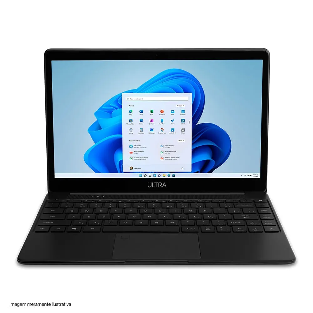 [Ame R$ 1385] Notebook Ultra, Windows 11 Home, Tela 14 Pol, Processador Core I5-1135g7, Memria /8gb/256gb Ssd Preto Multi - Ub540